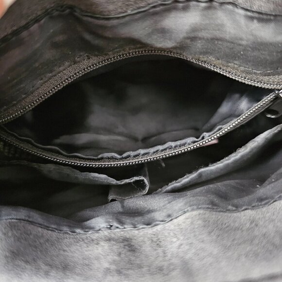 Franco Sarto Rex Tassel Saddle Gray Boho Crossbody Bag - Picture 9 of 15